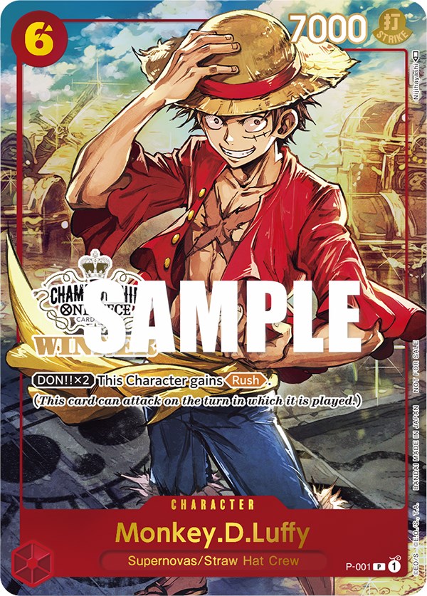 Monkey.D.Luffy (Store Championship Trophy Card) [One Piece Promotion Cards] | Shuffle n Cut Hobbies & Games