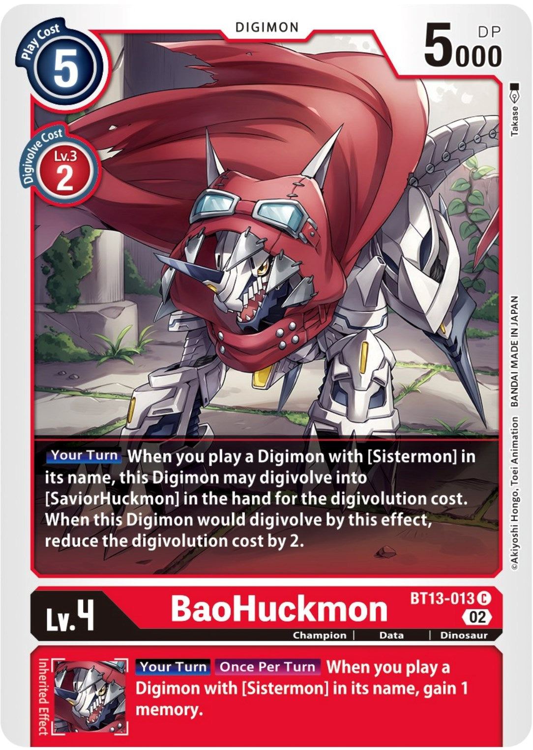 BaoHuckmon [BT13-013] [Versus Royal Knights Booster] | Shuffle n Cut Hobbies & Games