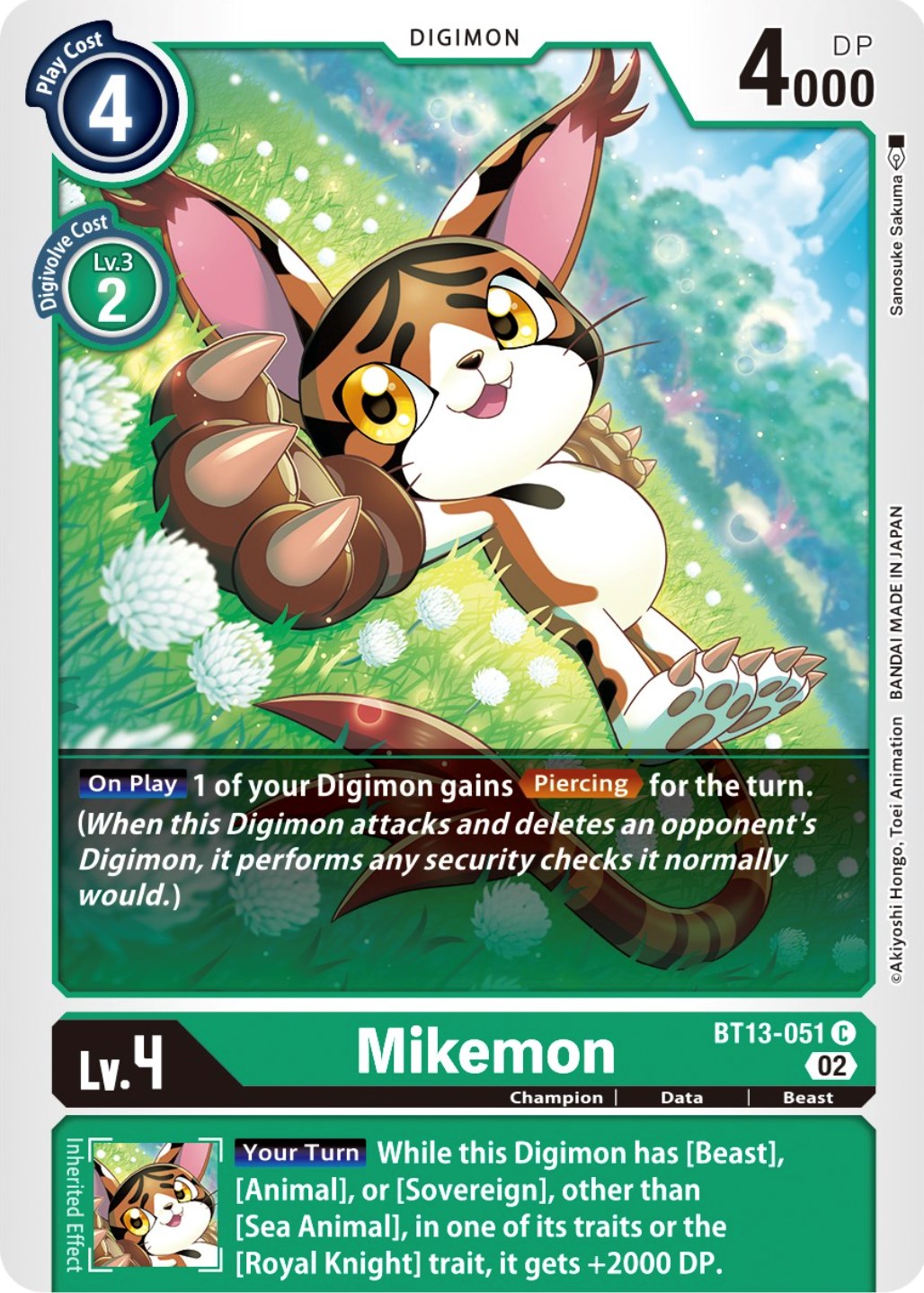 Mikemon [BT13-051] [Versus Royal Knights Booster] | Shuffle n Cut Hobbies & Games