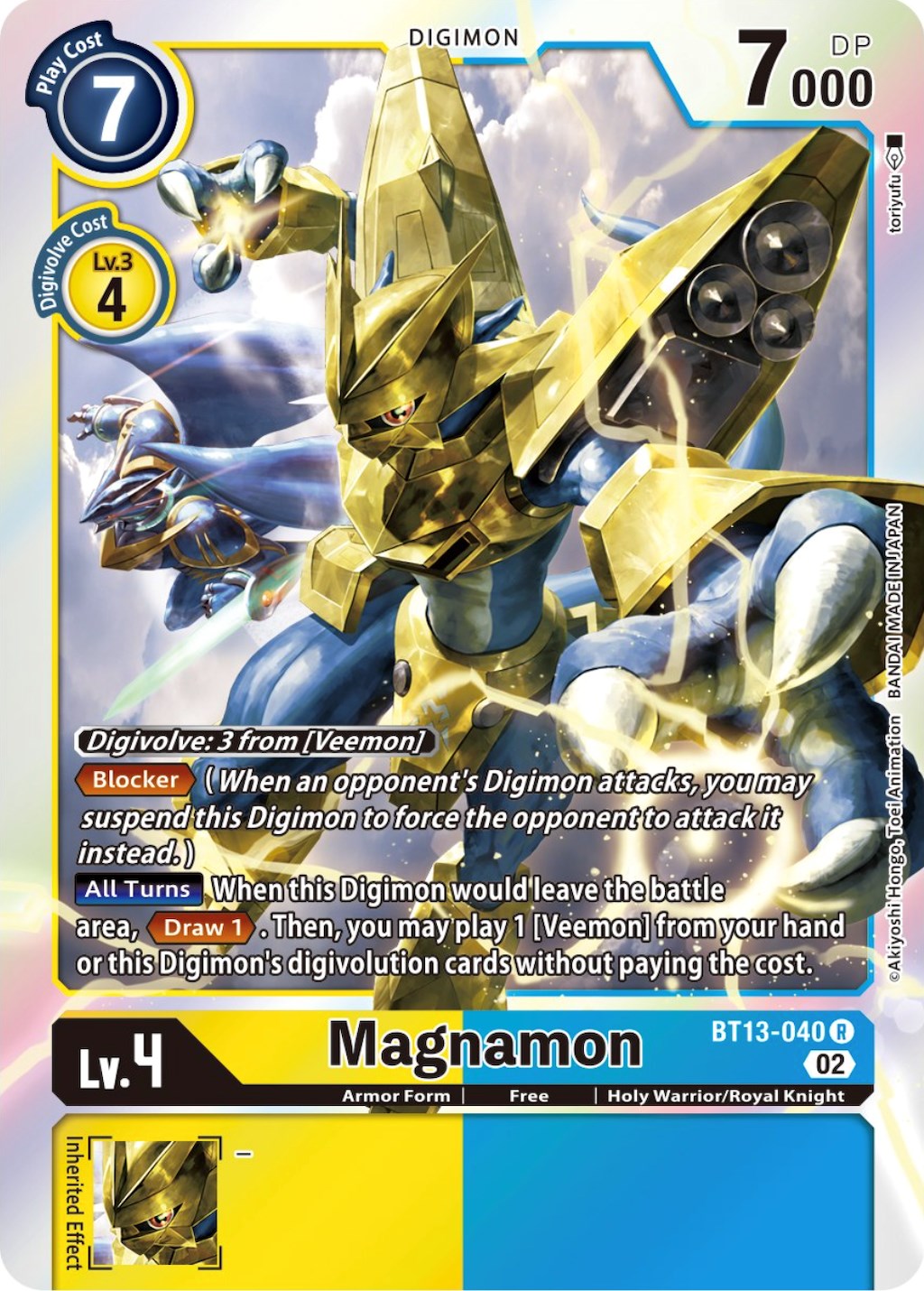 Magnamon [BT13-040] [Versus Royal Knights Booster] | Shuffle n Cut Hobbies & Games