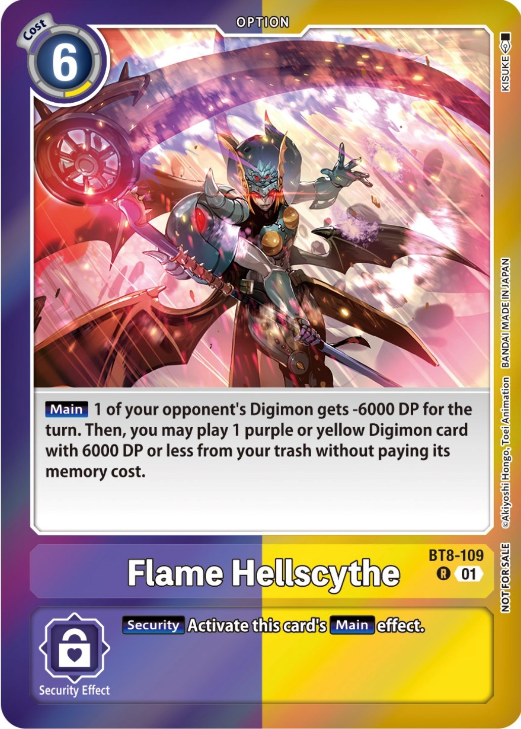 Flame Hellscythe [BT8-109] (Event Pack 5) [New Awakening Promos] | Shuffle n Cut Hobbies & Games