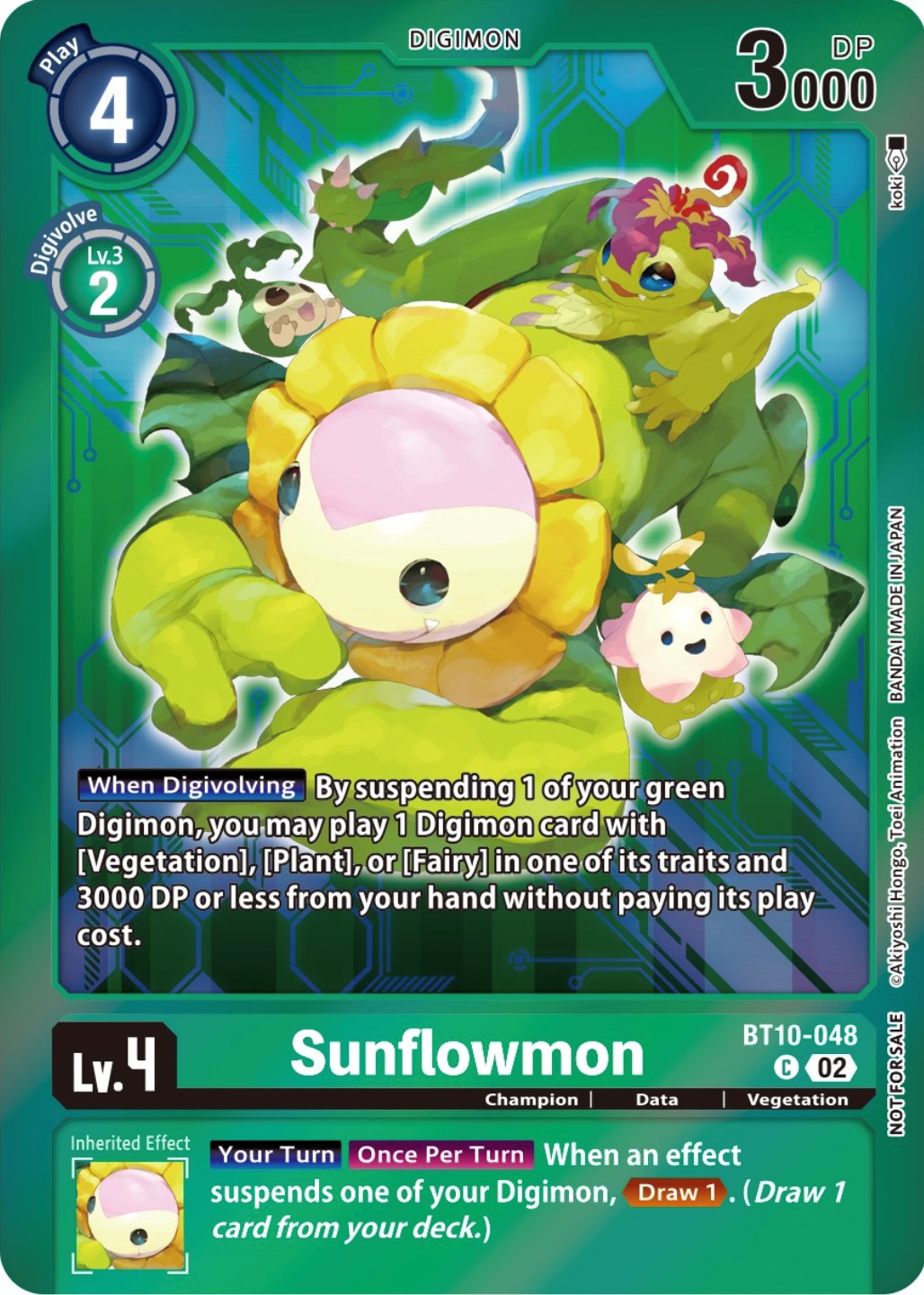 Sunflowmon [BT10-048] (Event Pack 5) [Xros Encounter Promos] | Shuffle n Cut Hobbies & Games