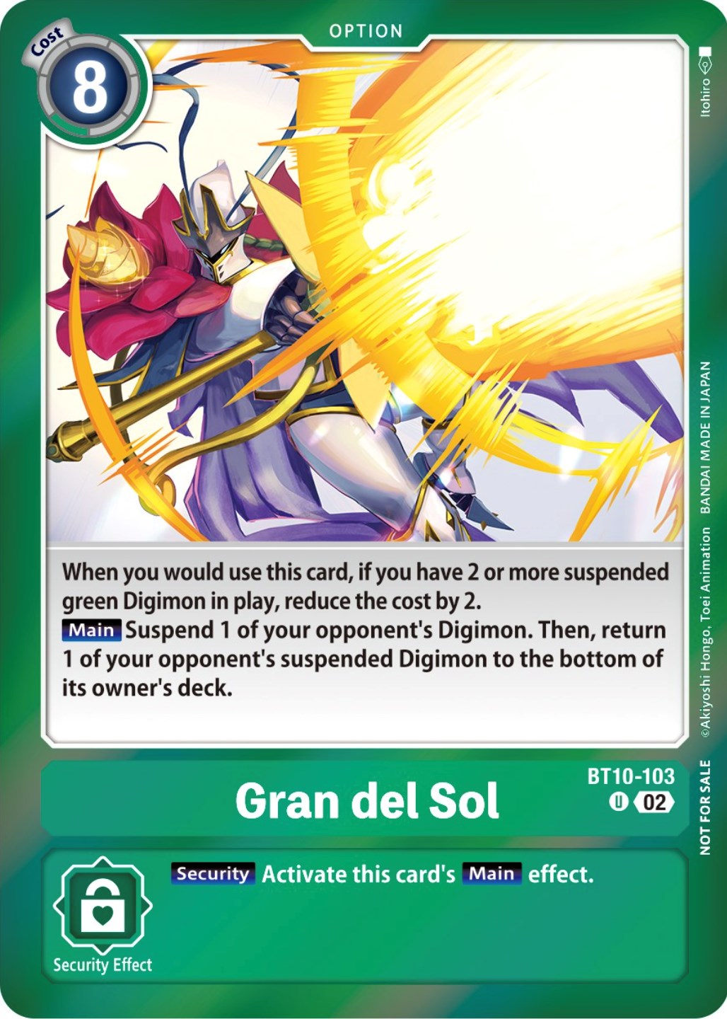 Gran del Sol [BT10-103] (Event Pack 5) [Xros Encounter Promos] | Shuffle n Cut Hobbies & Games