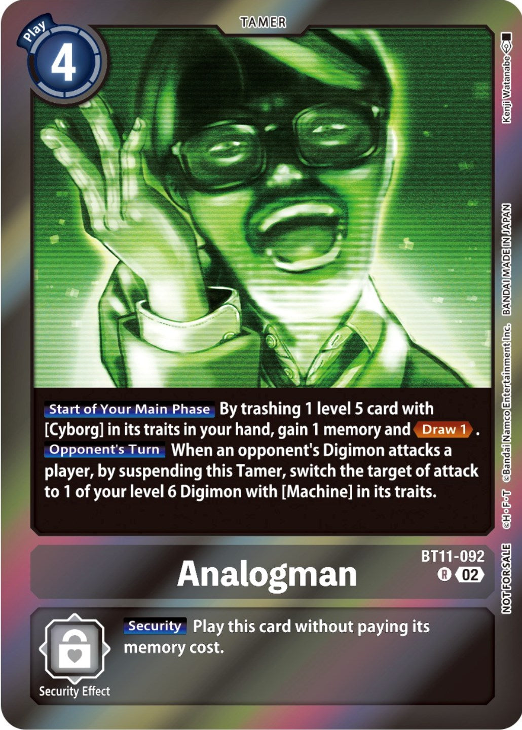 Analogman [BT11-092] (Event Pack 5) [Dimensional Phase Promos] | Shuffle n Cut Hobbies & Games