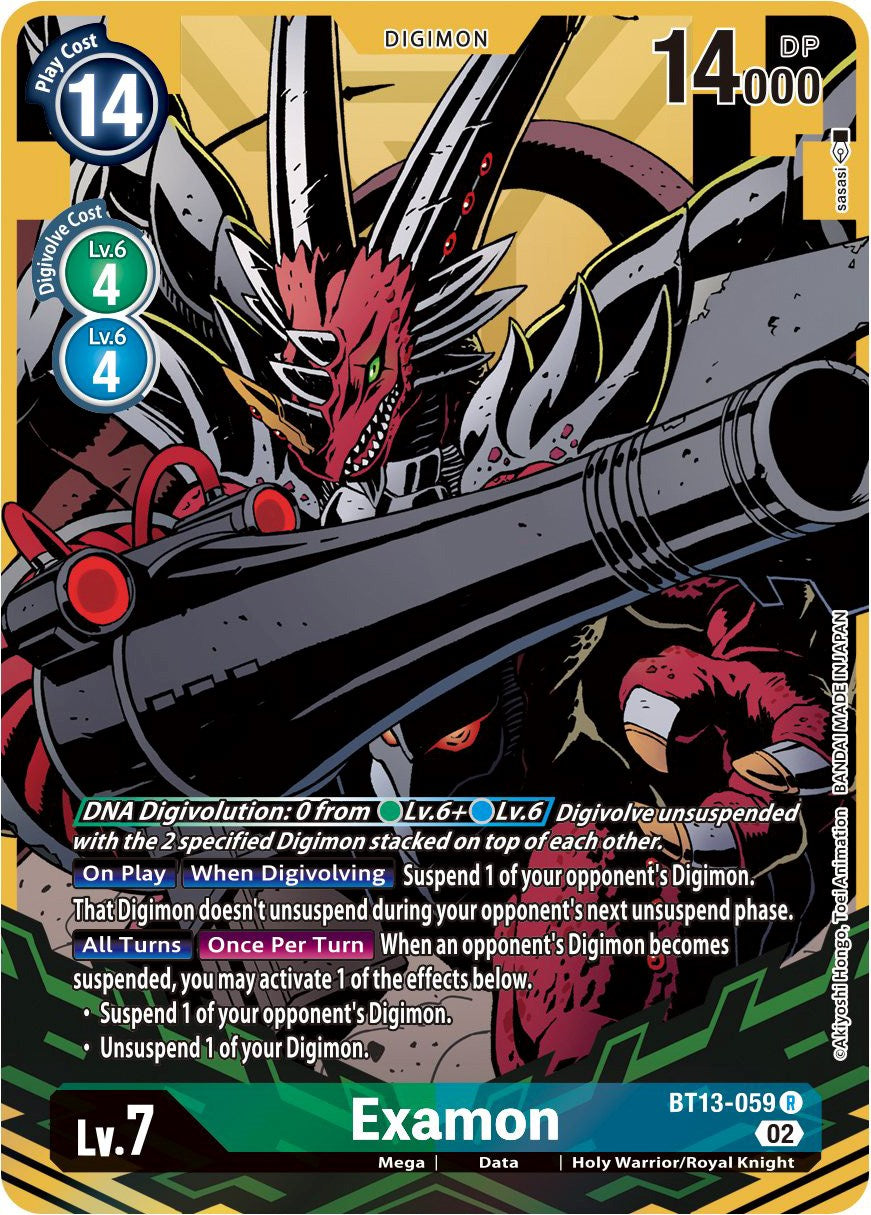 Examon [BT13-059] (Alternate Art) [Versus Royal Knights Booster] | Shuffle n Cut Hobbies & Games