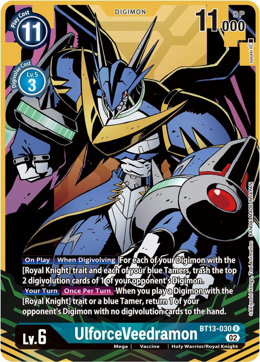 UlforceVeedramon [BT13-030] (Alternate Art) [Versus Royal Knights Booster] | Shuffle n Cut Hobbies & Games