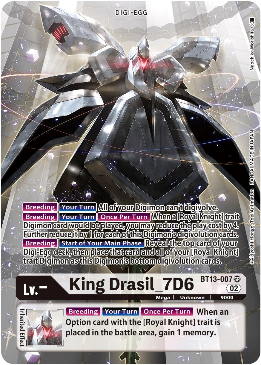 King Drasil_7D6 [BT13-007] (Alternate Art) [Versus Royal Knights Booster] | Shuffle n Cut Hobbies & Games