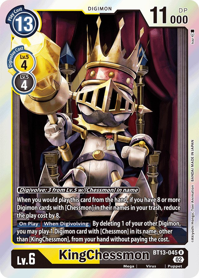 KingChessmon [BT13-045] [Versus Royal Knights Booster] | Shuffle n Cut Hobbies & Games