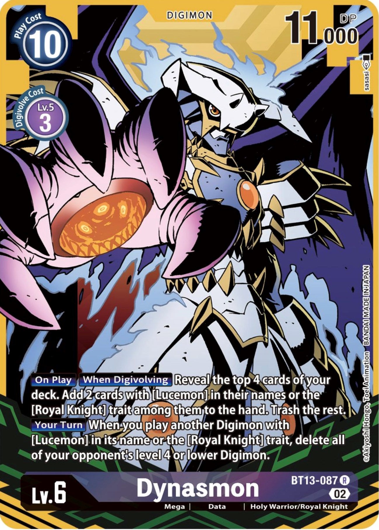 Dynasmon [BT13-087] (Alternate Art) [Versus Royal Knights Booster] | Shuffle n Cut Hobbies & Games