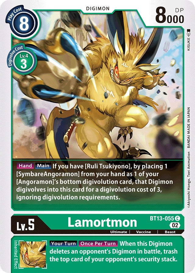 Lamortmon [BT13-055] [Versus Royal Knights Booster] | Shuffle n Cut Hobbies & Games