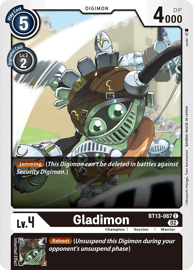 Gladimon [BT13-067] [Versus Royal Knights Booster] | Shuffle n Cut Hobbies & Games