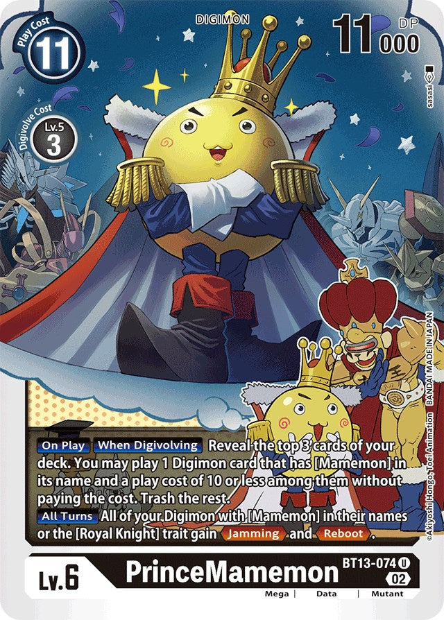 PrinceMamemon [BT13-074] [Versus Royal Knights Booster] | Shuffle n Cut Hobbies & Games