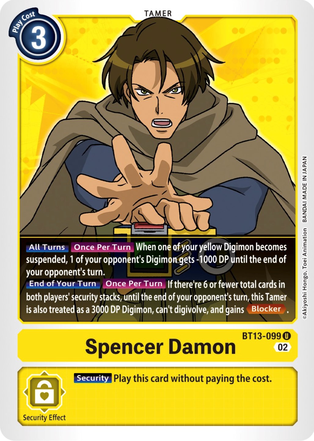 Spencer Damon [BT13-099] [Versus Royal Knights Booster] | Shuffle n Cut Hobbies & Games