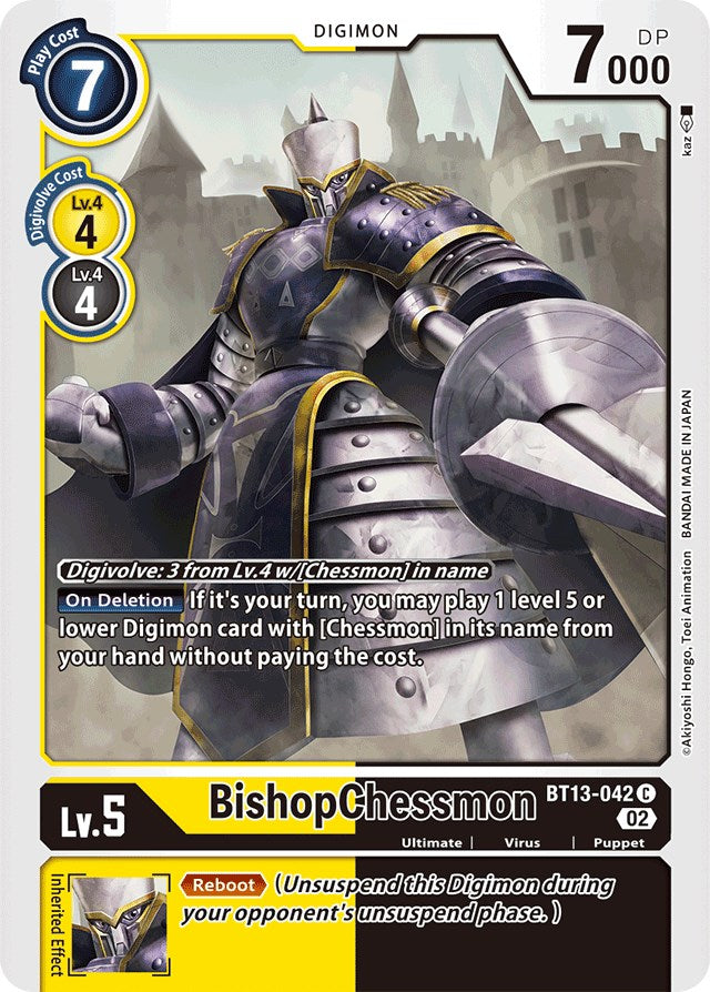 BishopChessmon [BT13-042] [Versus Royal Knights Booster] | Shuffle n Cut Hobbies & Games