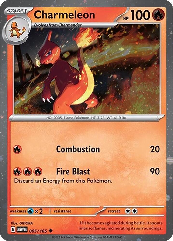 Charmeleon (005) (Cosmos Holo) [Scarlet & Violet: Black Star Promos] | Shuffle n Cut Hobbies & Games