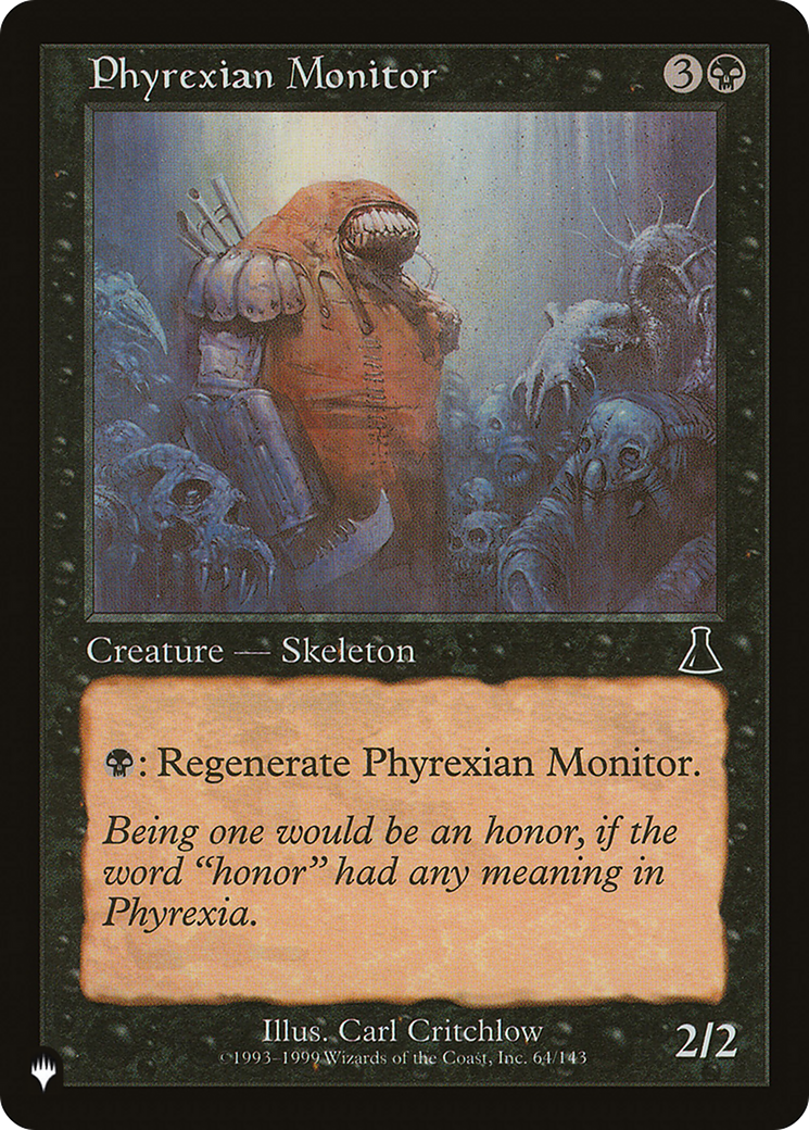 Phyrexian Monitor [The List] | Shuffle n Cut Hobbies & Games