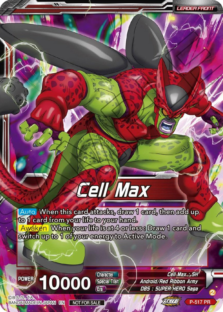 Cell Max // Cell Max, Devouring the Earth (Gold-Stamped) (P-517) [Promotion Cards] | Shuffle n Cut Hobbies & Games