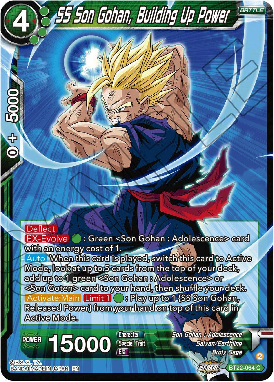 SS Son Gohan, Building Up Power (BT22-064) [Critical Blow] | Shuffle n Cut Hobbies & Games