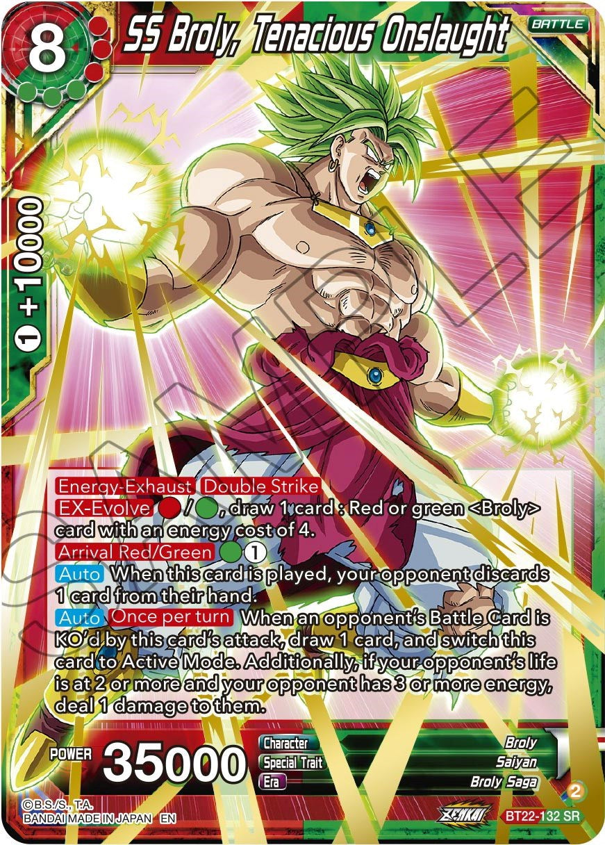 SS Broly, Tenacious Onslaught (BT22-132) [Critical Blow] | Shuffle n Cut Hobbies & Games