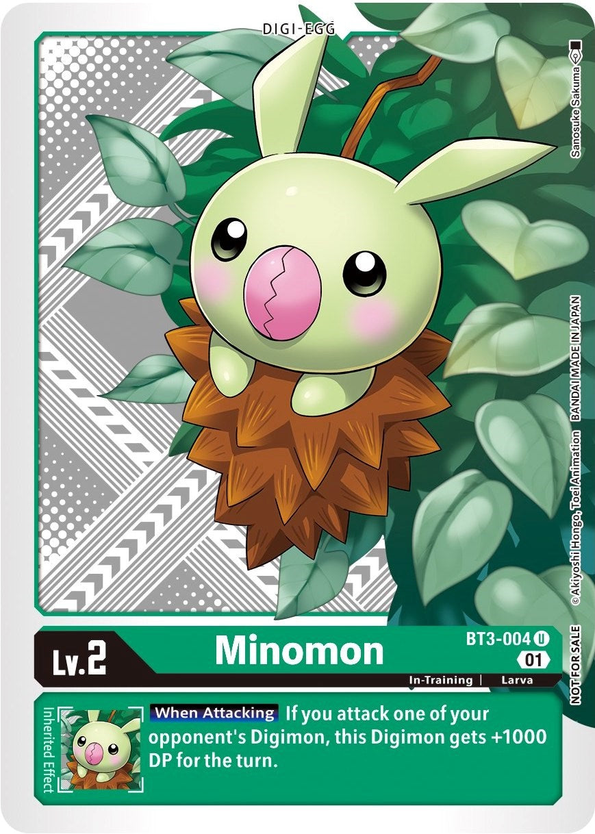 Minomon [BT3-004] (Winner Pack Xros Encounter) [Release Special Booster Promos] | Shuffle n Cut Hobbies & Games