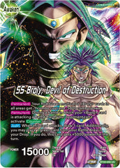 Broly & Paragus // SS Broly, Devil of Destruction (BT22-055) [Critical Blow] | Shuffle n Cut Hobbies & Games