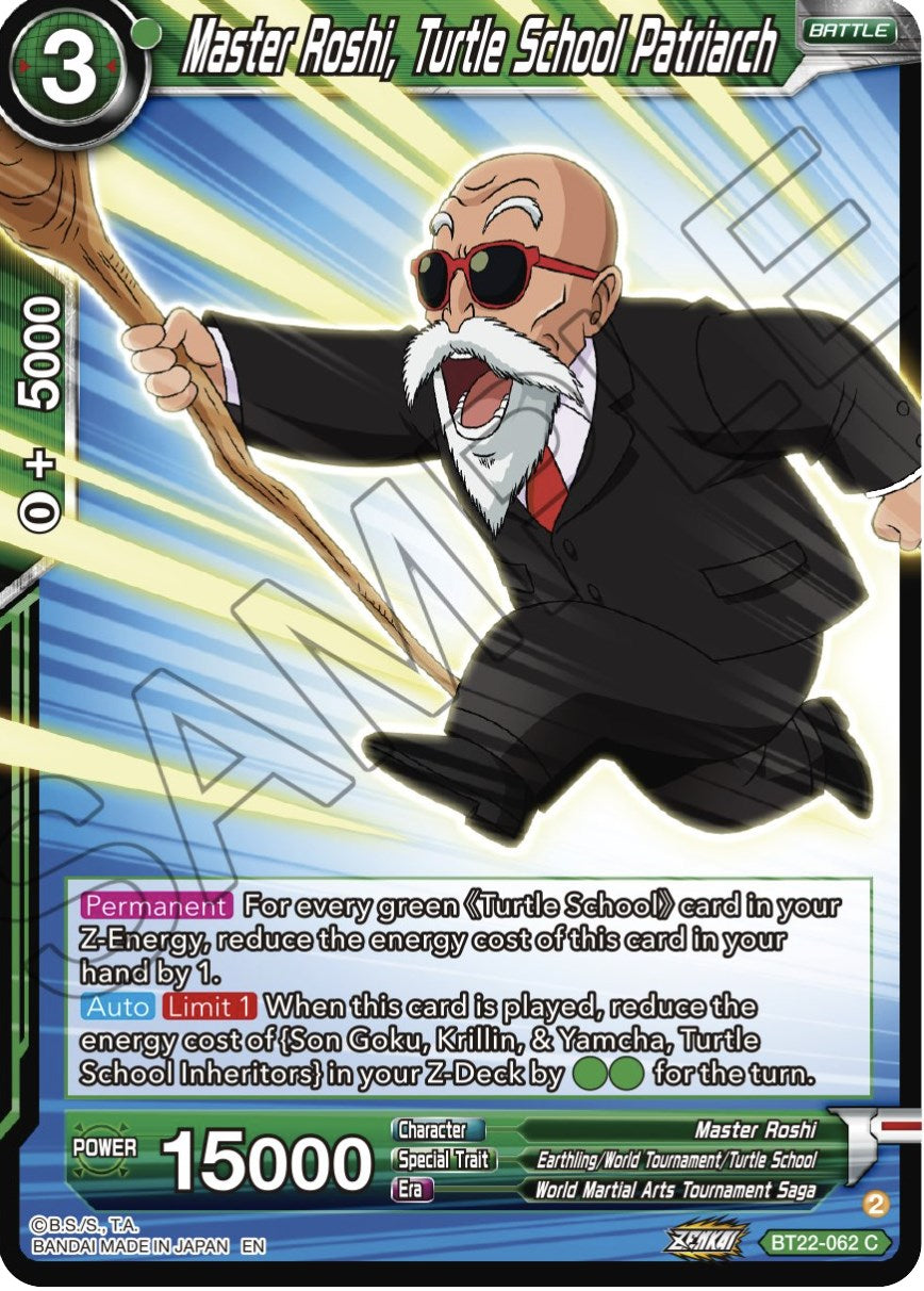 Master Roshi, Turtle school Patriarch (BT22-062) [Critical Blow] | Shuffle n Cut Hobbies & Games