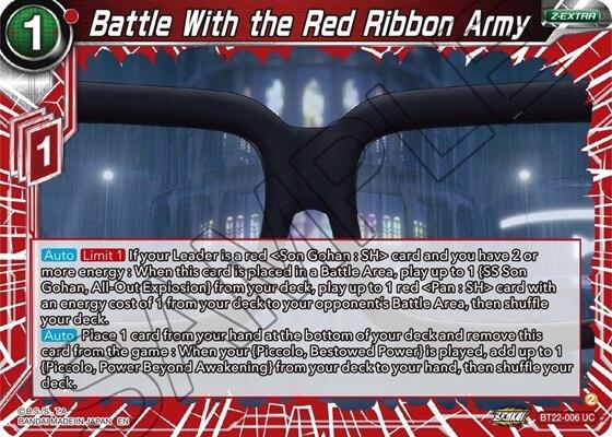 Battle With the Red Ribbon Army (BT22-006) [Critical Blow] | Shuffle n Cut Hobbies & Games