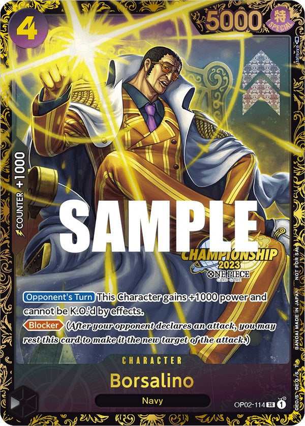 Borsalino (Championship 2023) [One Piece Promotion Cards] | Shuffle n Cut Hobbies & Games