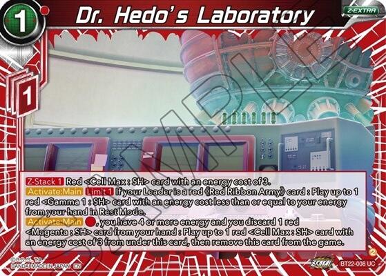 Dr. Hedo's Laboratory (BT22-008) [Critical Blow] | Shuffle n Cut Hobbies & Games