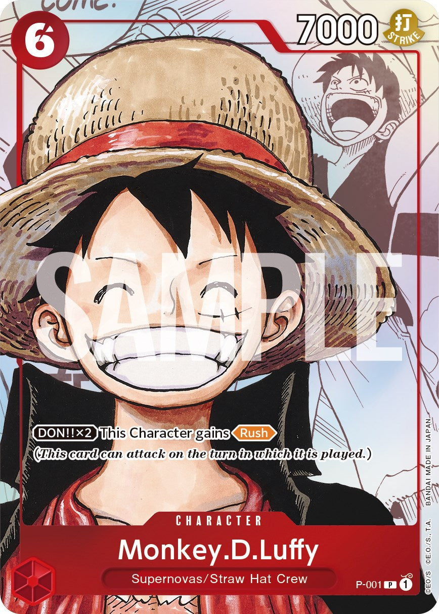 Monkey.D.Luffy (Alternate Art) [One Piece Promotion Cards] | Shuffle n Cut Hobbies & Games