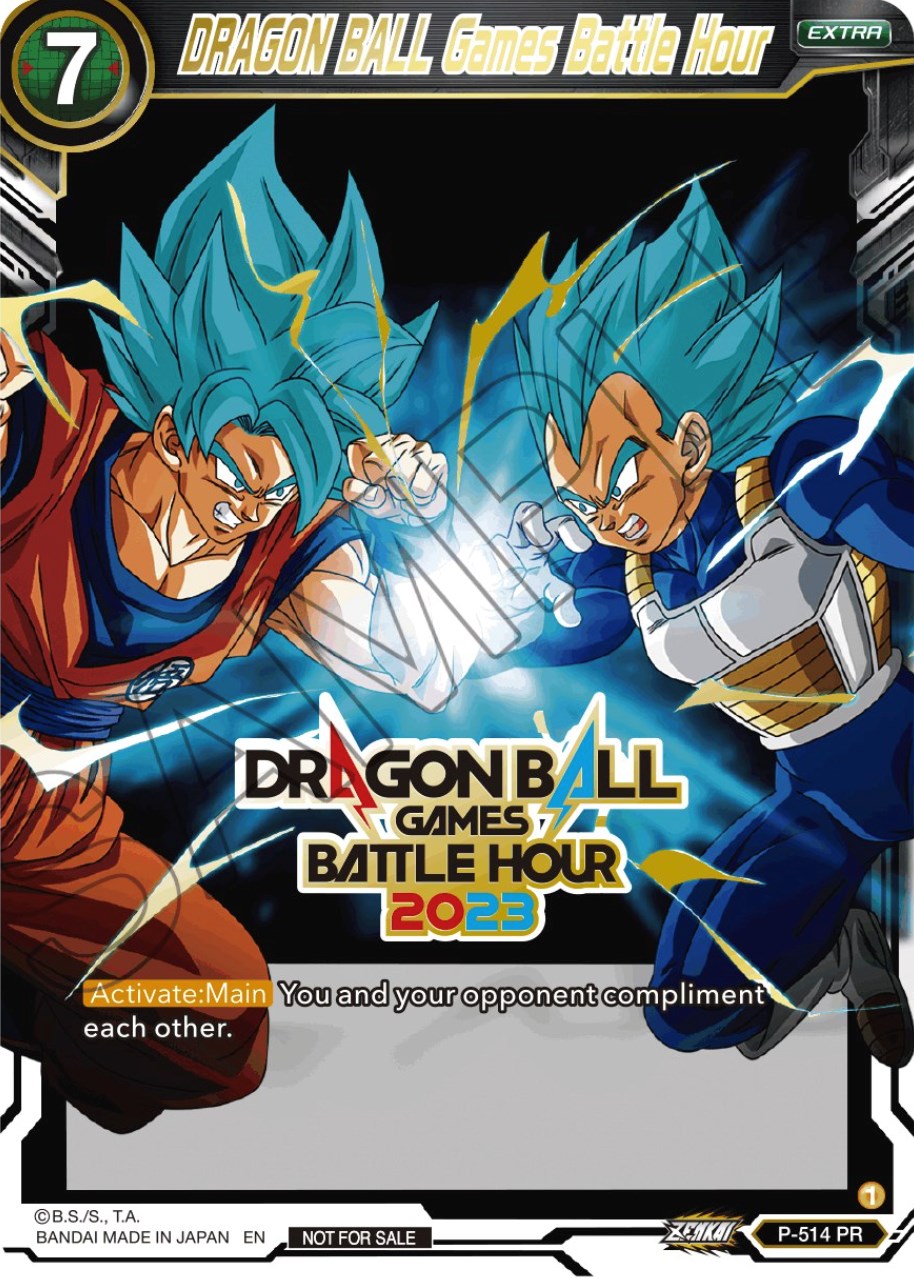 DRAGON BALL Games Battle Hour (Dragon Ball Games Battle Hour 2023 Promo Card Set) (P-514) [Promotion Cards] | Shuffle n Cut Hobbies & Games