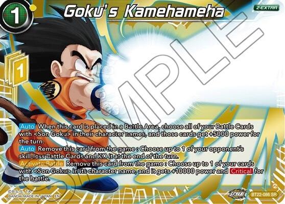 Goku's Kamechameha (BT22-086) [Critical Blow] | Shuffle n Cut Hobbies & Games