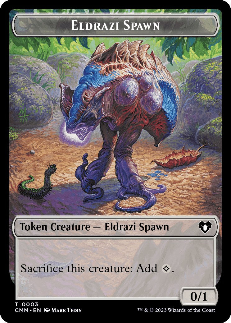 Eldrazi Spawn // Construct (0041) Double-Sided Token [Commander Masters Tokens] | Shuffle n Cut Hobbies & Games