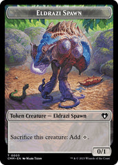 Eldrazi Spawn // Elf Druid Double-Sided Token [Commander Masters Tokens] | Shuffle n Cut Hobbies & Games