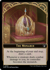 The Monarch // Rat Double-Sided Token [Commander Masters Tokens] | Shuffle n Cut Hobbies & Games