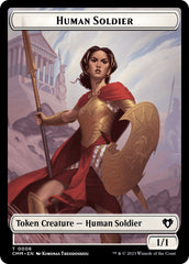 Human Soldier // Phyrexian Germ Double-Sided Token [Commander Masters Tokens] | Shuffle n Cut Hobbies & Games