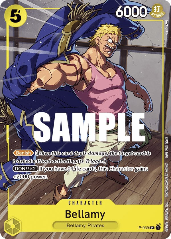 Bellamy (Pirates Party Vol. 4) [One Piece Promotion Cards] | Shuffle n Cut Hobbies & Games