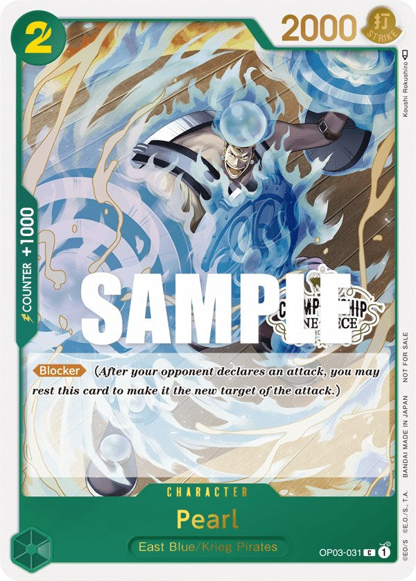 Pearl (Store Championship Participation Pack Vol. 2) [One Piece Promotion Cards] | Shuffle n Cut Hobbies & Games