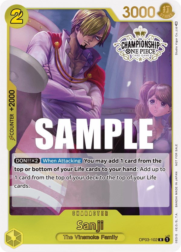 Sanji (Store Championship Participation Pack Vol. 2) [One Piece Promotion Cards] | Shuffle n Cut Hobbies & Games