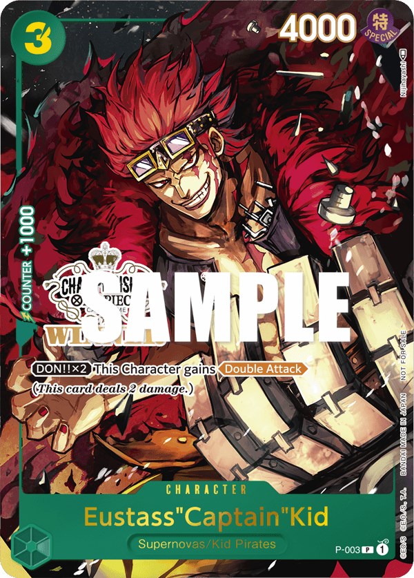 Eustass"Captain"Kid (Store Championship Vol. 2) [Winner] [One Piece Promotion Cards] | Shuffle n Cut Hobbies & Games