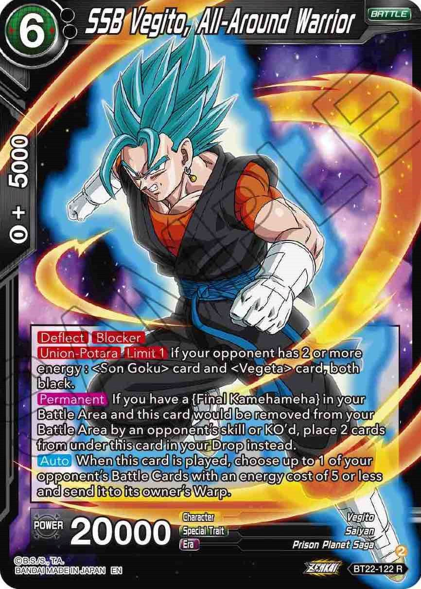 SSB Vegito, All-Around Warrior (BT22-122) [Critical Blow] | Shuffle n Cut Hobbies & Games