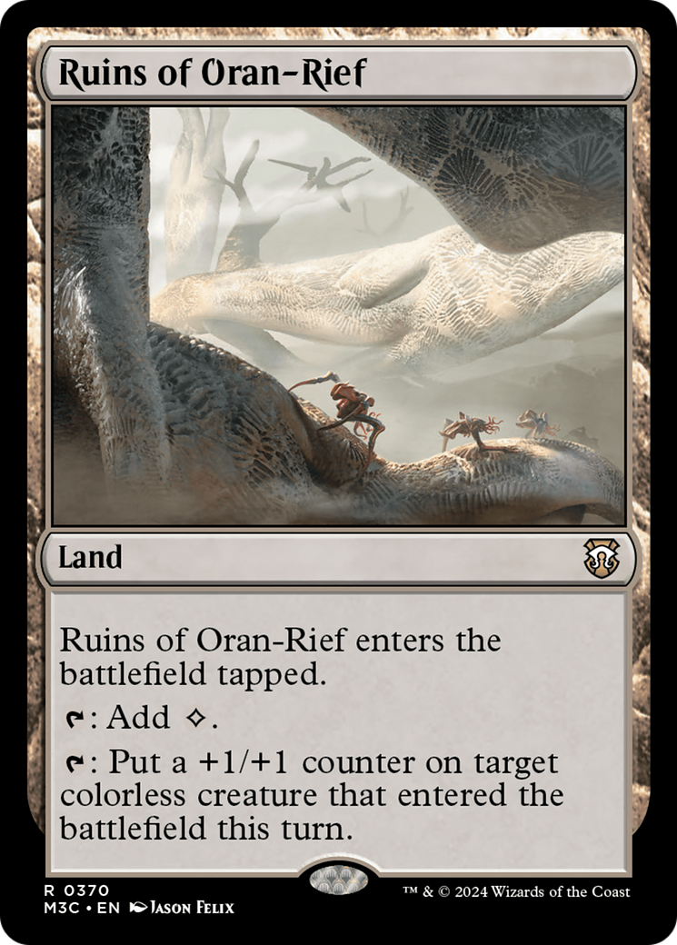 Ruins of Oran-Rief (Ripple Foil) [Modern Horizons 3 Commander] | Shuffle n Cut Hobbies & Games