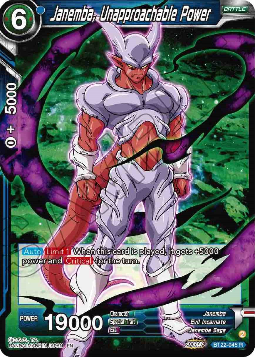 Janemba, Unapproachable Power (BT22-045) [Critical Blow] | Shuffle n Cut Hobbies & Games