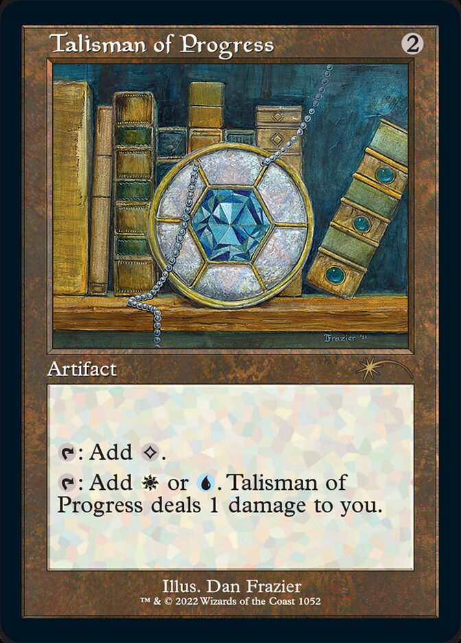 Talisman of Progress (Foil Etched) [Secret Lair Drop Series] | Shuffle n Cut Hobbies & Games