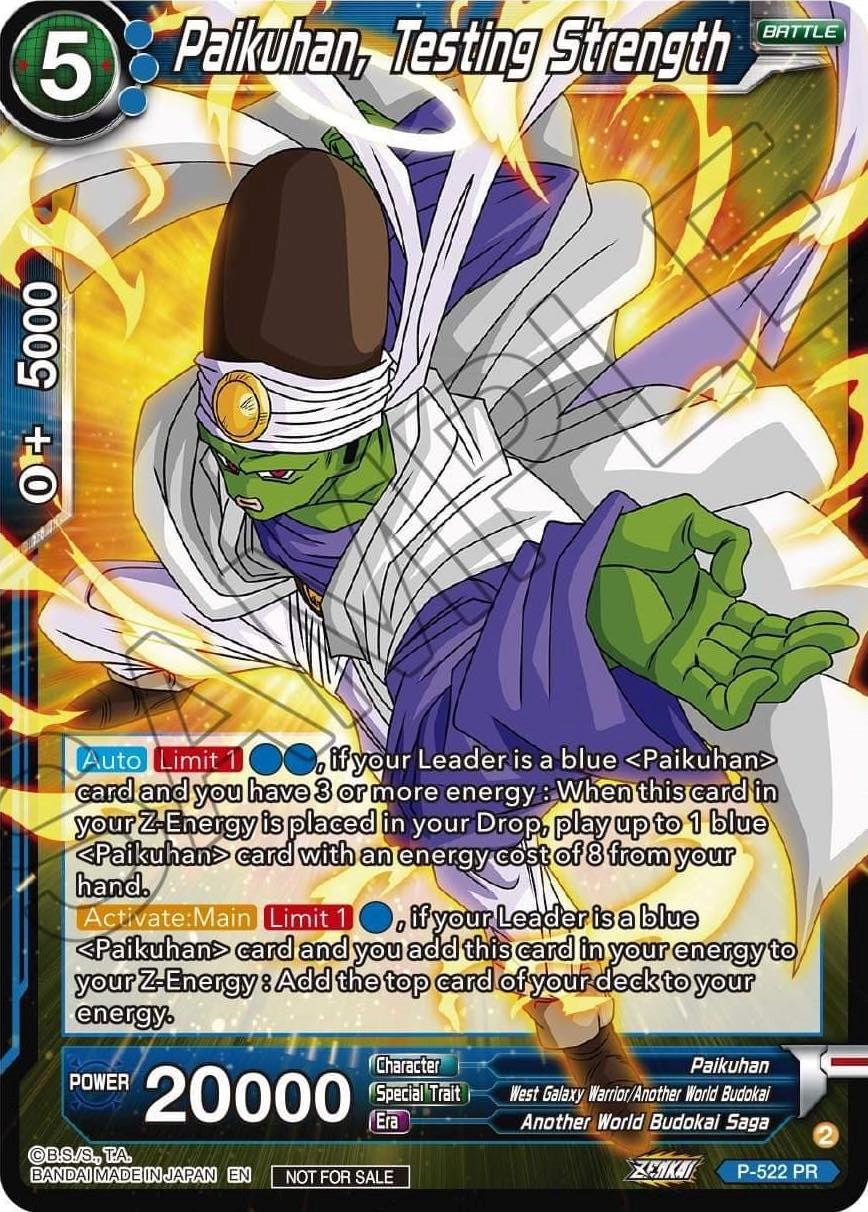 Paikuhan, Testing Strength (Zenkai Series Tournament Pack Vol.5) (P-522) [Tournament Promotion Cards] | Shuffle n Cut Hobbies & Games