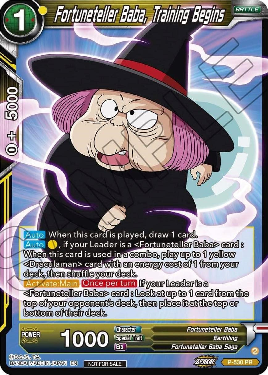 Fortuneteller Baba, Training Begins (Zenkai Series Tournament Pack Vol.5) (P-530) [Tournament Promotion Cards] | Shuffle n Cut Hobbies & Games