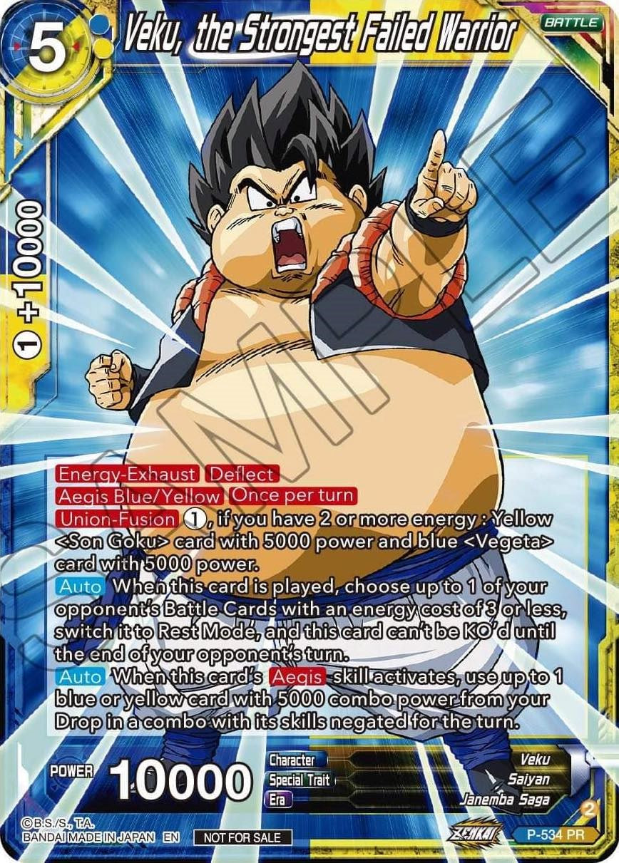 Veku, the Strongest Failed Warrior (Zenkai Series Tournament Pack Vol.5) (P-534) [Tournament Promotion Cards] | Shuffle n Cut Hobbies & Games