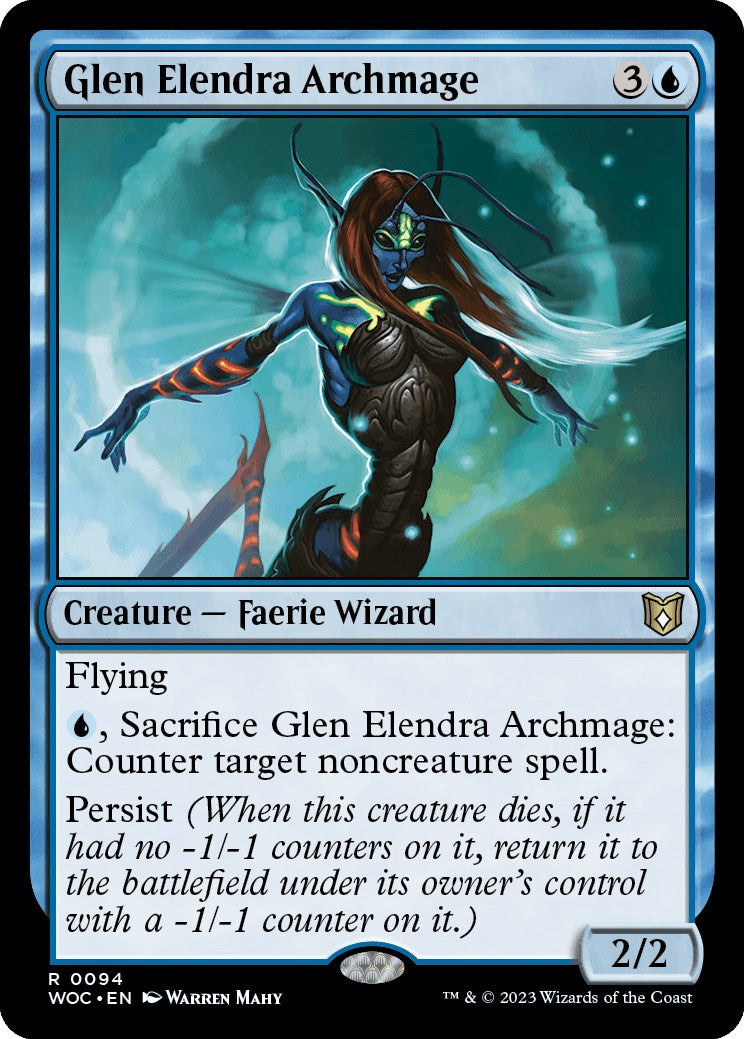 Glen Elendra Archmage [Wilds of Eldraine Commander] | Shuffle n Cut Hobbies & Games