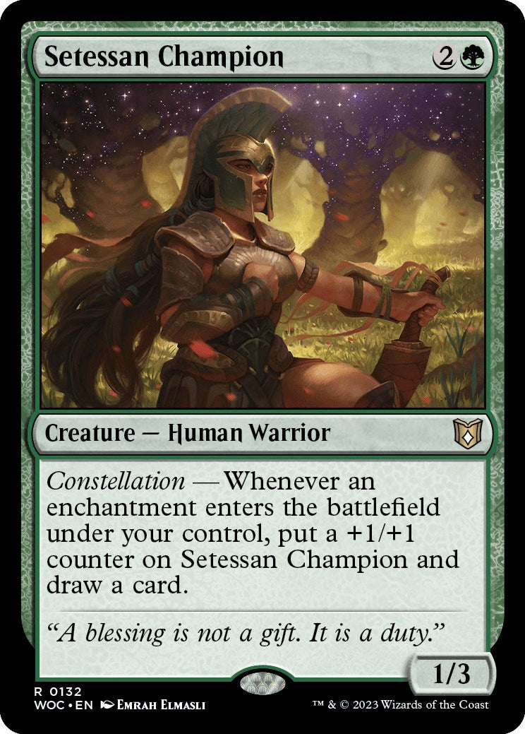 Setessan Champion [Wilds of Eldraine Commander] | Shuffle n Cut Hobbies & Games