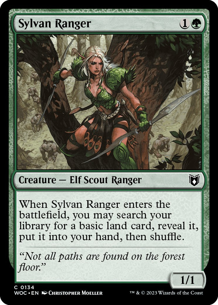 Sylvan Ranger [Wilds of Eldraine Commander] | Shuffle n Cut Hobbies & Games